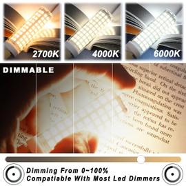 ALIDE E12 100W Dimmable Candelabra LED Light Bulbs Equivalent, Natural White 4000K,1000 Lumen C7 T6 Dimmable E12 10W LED Chandelier Bulbs for Ceiling Fan Pendant Salt Lamp,5 Pack