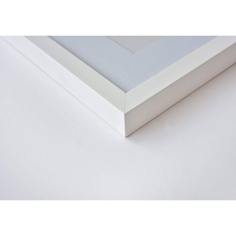 accent by nielsen Apolloon White Wooden Picture Frame with Mount
