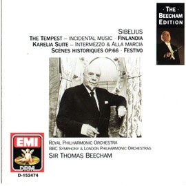 Sibelius: The Tempest Etc Beecham Edition