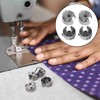 4Pcs Bobbin Case Stainless Steel for Industrial Sewing Machine Single