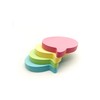 400 Speech Bubble Shaped Sticky Notes - Pastel Colours (76x76mm)