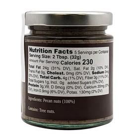 Nutural World - Smooth Pecan Nut Butter 6 Oz (170g) - 100% pure single ingredient