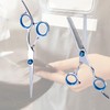 7-Piece Self Hairdressing Scissor Set: Cut, Thin, Bangs, Household & Pet Grooming with Cape Scissor Case Comprehensive Set