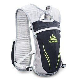 AONIJIE Ultralight 5.5L Running Hydration Pack Hydration Backpack (Grey), gray