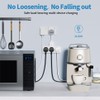 SEBLIP Power Socket Expansion, with 3 Sockets, Independent Switch, Power