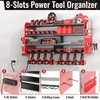 VeyFolzin.st Large Power Tool Organizer Wall Mount with Charging Station,