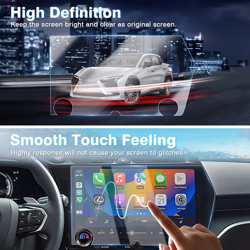 Karltys [Upgrade 2 Pack Screen Protector for [No Glare &