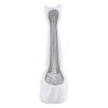 Allure Home Creation White Cat 2-Piece Toilet Brush Holder and