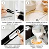 Espumador de Leche, 3 en 1 Batidora de Mano Recargable