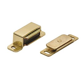 Carlisle Brass FTD840EB Fingertip Superior Steel Magnetic Catch, 6KG Pull, Electro Brassed, 46 X 15 X 14 mm