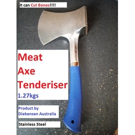 1 Meat Axe Tenderizer Cut Bones Steak Mallet Food Hammer Beef Pork Kitchen Tool