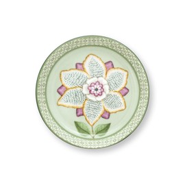 PIP STUDIO Lily&Lotus Light Green Tea Bag Tray 9 cm