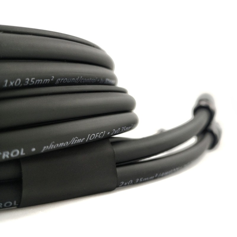 Selected Cable SC81-K3-BLK-0050 50 cm Phono Cable Shielded with Extra