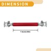 Partuto 2pcs 7.5cm/2.95in Car Splitter Support Rods Adjustable Front Rear