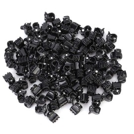 100 UNIDS Mini Clips de Plástico Negro Garras Pequeñas Pinza para el Cabello Abrazadera Ropa Accesorios para el Cabello Mini Pinzas para el Cabello para Petite Pince Noire Cheveux