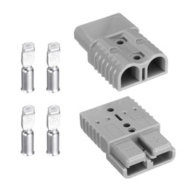 MECCANIXITY Battery Power Connector,175A 1/0AWG,2AWG,4AWG Wire Harness Plug Kit Battery Quick Connect/Disconnect Jumper Cable Plug Connectors for Winch Auto Car Trailer Driver,Blue,2Set