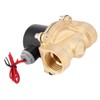 Normally Closed Solenoid Valve Brass for Air Water Oil 1in