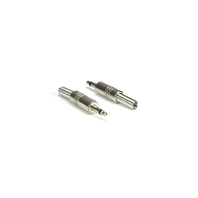 Cess 3.5mm Mono Male Plug Jack Adapter Cables Connectors (10