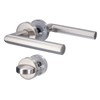 Alpertec Moscow AZ-L17 28020530AZ Satin Stainless Steel Door Fitting for