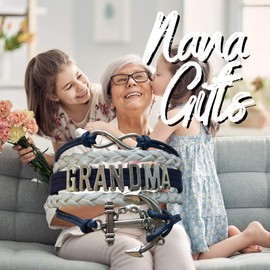 Infinity Collection Grandma Charm Bracelet, Nautical Anchor Bracelet, Sailor Bracelet, Nautical Jewelry Grandma Jewelry, Great Grandma Gift