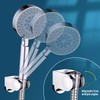 Set of 2 Fixed Shower Holder, Adjustable Shower Holder, Hand