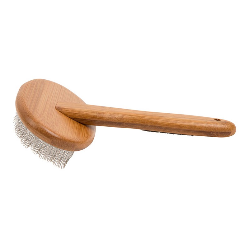 Essential Dog Natural Bamboo Slicker Brush Cats & Dogs, 1