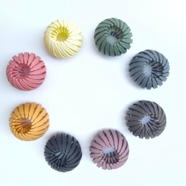 Bird Nest Magic Hair Clips 8 Pcs Mixed Color Frosted