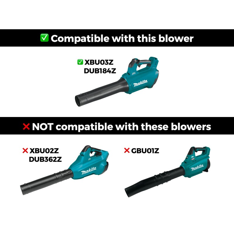 Stubby Nozzle Co. STUBBY Car Drying Nozzle for Makita 18V