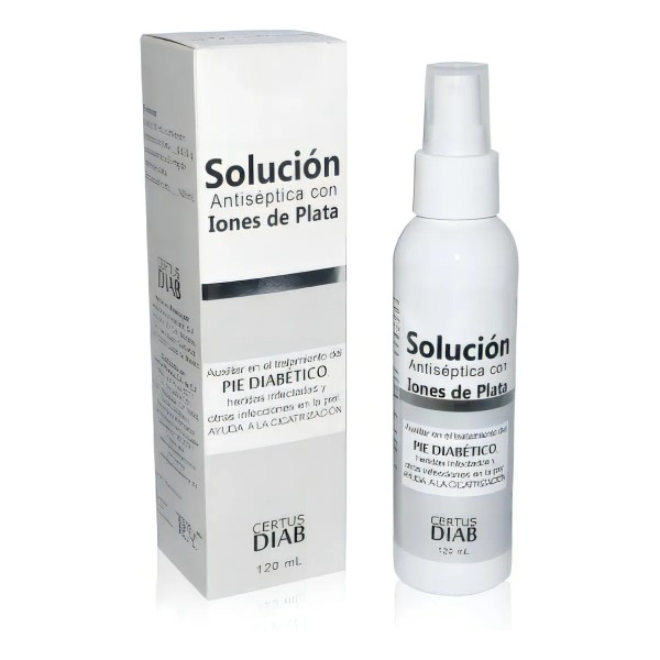  Solución Antiséptica con Iones de Plata Certus Diab 💧🛡️