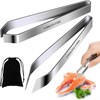 Fish Bone Tweezers with Portable Bag, 2 Styles Fish Tweezers