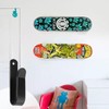 FINELYCR Pack of 4 Snowboard Wall Mounts Black Snowboard Holder