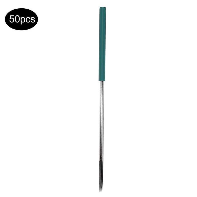 50PCS Professional Eyebrow Tattoo Needles Microblading Pen Shading Blades Permanent