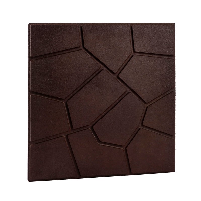 EcoPaver 16 in. x 16 in. Square Cobblestone/Brick Dual-Sided 100%