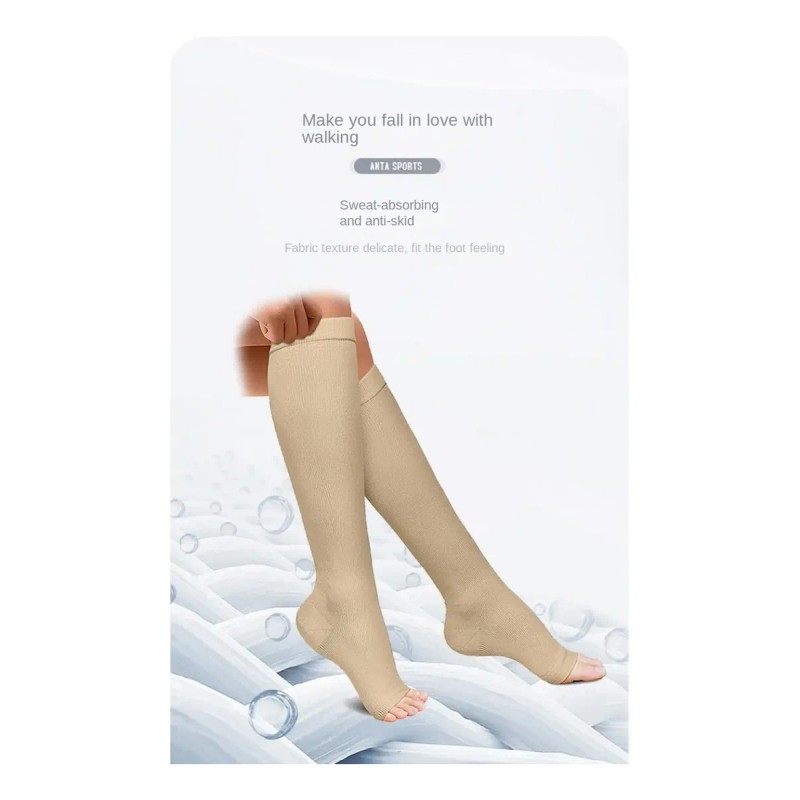 Pack De 3 Calcetines De Compresión Hasta La Rodilla Con