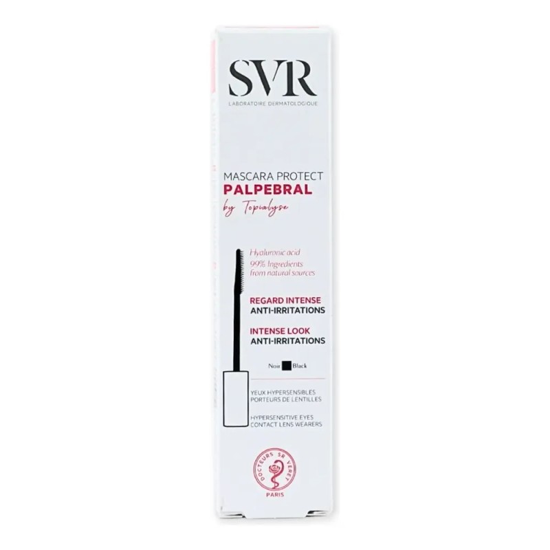 Máscara De Pestañas Palpebral Topialyse Ojos Sensibles Svr Color Negro