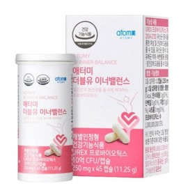 Atomy W Inner Balance Intestinal Health, Women's Vaginal Health Care, Women's Lactobacillus 45 Capsules / 애터미 더블유 이너밸런스 장건강 여성질건강 케어 여성 유산균 45캡슐