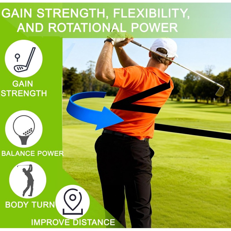 Giltiil Golf Swing Rotation Trainer – Improve Hip & Shoulder
