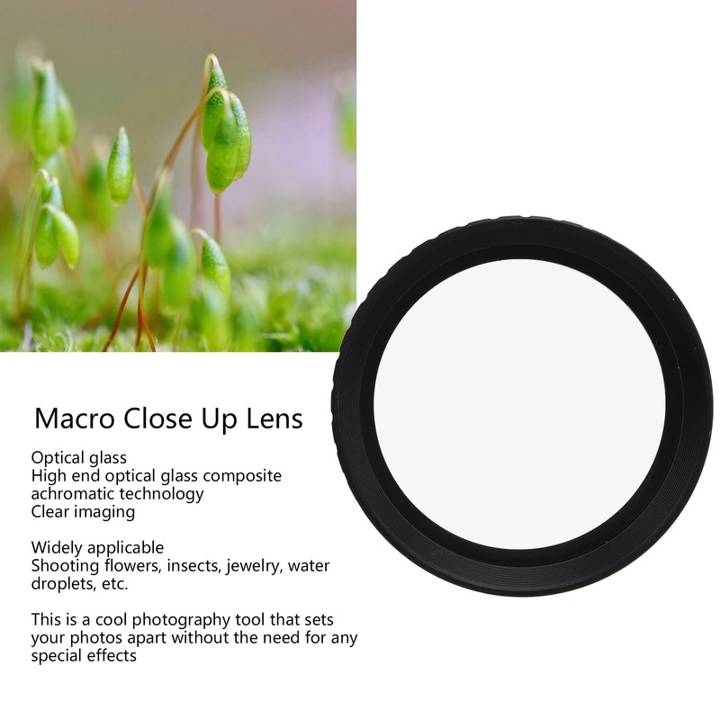 Close Up Lens Optical Glass Macro Close Up Filter for