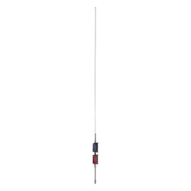 Browning BR-94-RM BR-94 70.5-in. 15,000-Watt Dual-Flat-Coils CB Antenna with 6-in. Shaft, Anodized Red and Midnight Blue