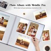 potricher Large Photo Album Self Adhesive 4x6 5x7 8x10 Pictures