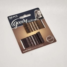 Goody Bobby Pins Brunette Colour Collection Dark and Medium Brown 36 Pcs