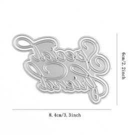 Words Phrases Special Friend Cutting Dies Alphabet Letters Metal Cutting Dies for DIY Decorative Embossing Photo Album Card Making, Scrapbooking Supplies …