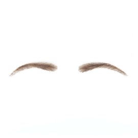 Human Hair Lace Fake Eyebrows, 100% Handmade Real Hair Lace Front False Eyebrow One Pair, Brown Eyebrow Extensions for Women Daily Use, Makeup, And Stage(Brown)