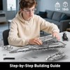 JG073 Imperial-Class Destroyer Model, 1845-Piece Spaceship Building Set, Build &
