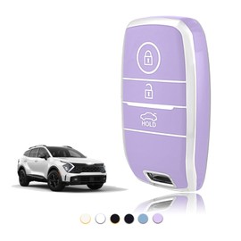 TOOMUME Key Case TPU Car Key Case Fits Kia Sportage GT Line Sorento Picanto Soul NIRO Rio Stonic Optima Ceed Forte Koup, Key Cover Protection Key Shell - Smart Key