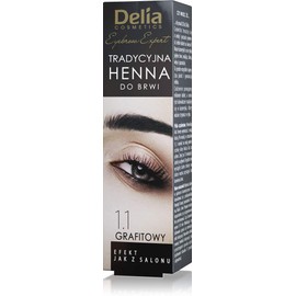 Delia Traditional Henna Graphite 4g/0.14oz for Dying Eyeleashes and Eyebrows