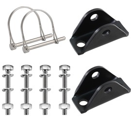 Toy Hauler Patio Kit - 2315891 Multi Purpose Lift Support Bracket Trailer Stabilizer with 4pcs Lower Brackets, Screws Bolts and 2pcs Lower Brackets Snap Pins (2pcs)