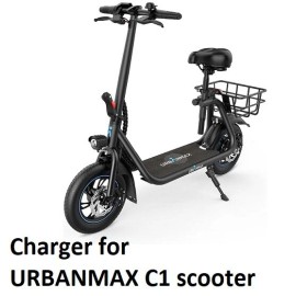 URBANMAX C1 Electric Scooter 450w Electric Bike Scooter battery Charger for URBANMAX C1 Electric Scooter 450w