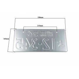 Unbranded UNIVERSAL JAPANESE JAPAN LICENSE PLATE TAG ALUMINUM FOR NISSAN 350Z Z33 JDM