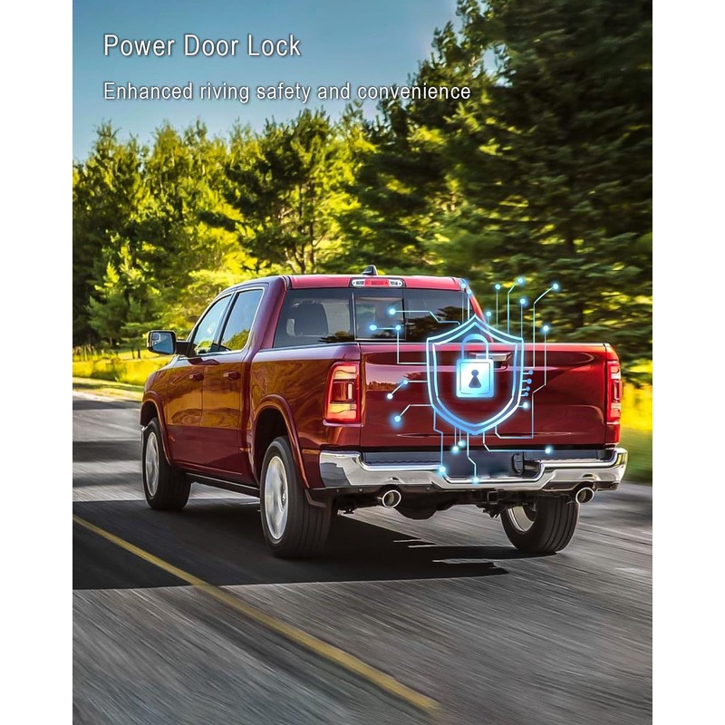 EMIHO Tailgate Lock Latch Actuator Fit for Ram 1500 Classic